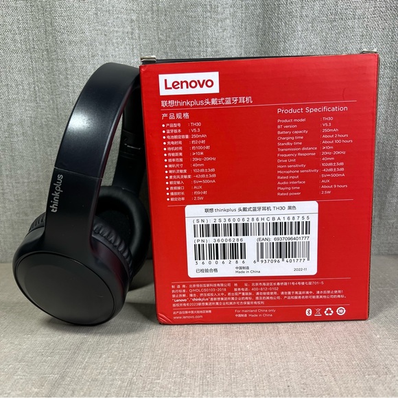 🖤 LENOVO thinkplus Headphones TH30 - Picture 3 of 8
